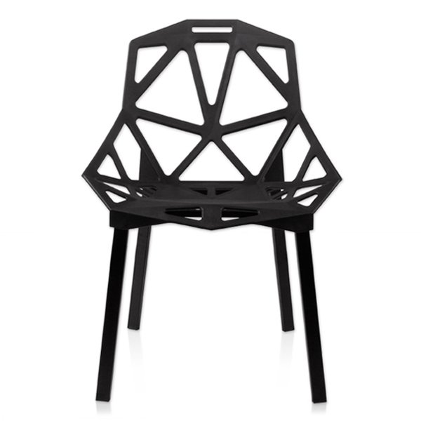 Дизайнерский стул CHAIR ONE black Черный матовый в Новосибирске | Loft Concept 