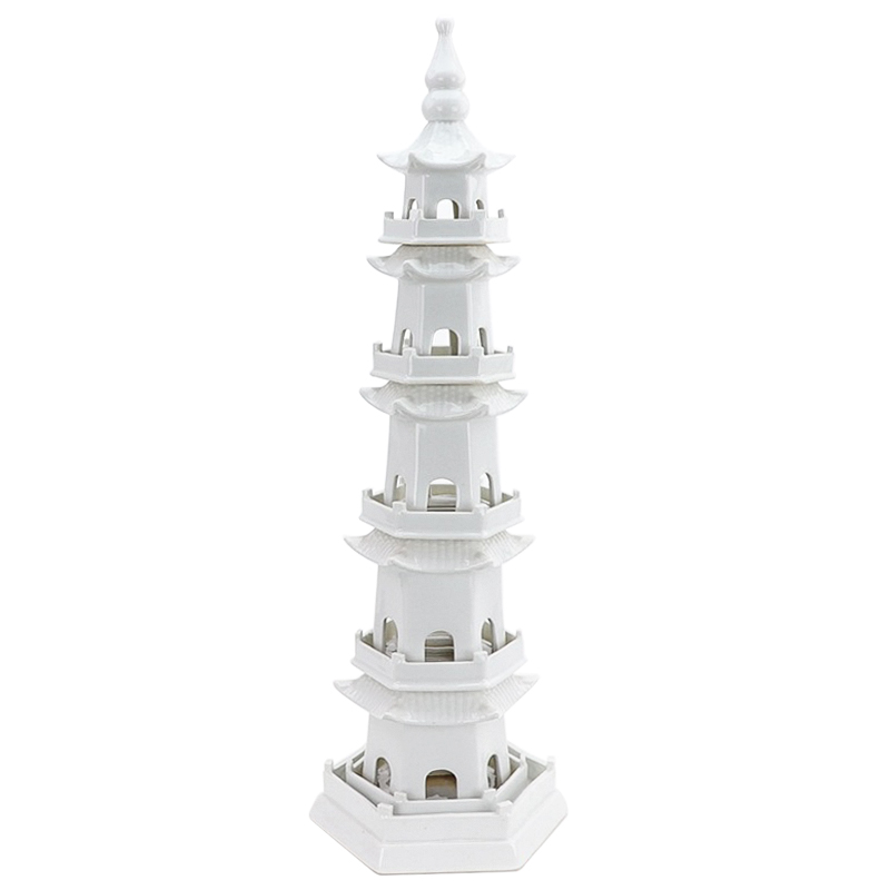 Статуэтка Ceramic Pagoda white Белый в Новосибирске | Loft Concept 