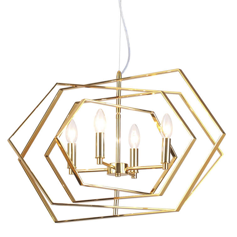 Люстра Damaris Chandelier gold Глянцевое золото в Новосибирске | Loft Concept 