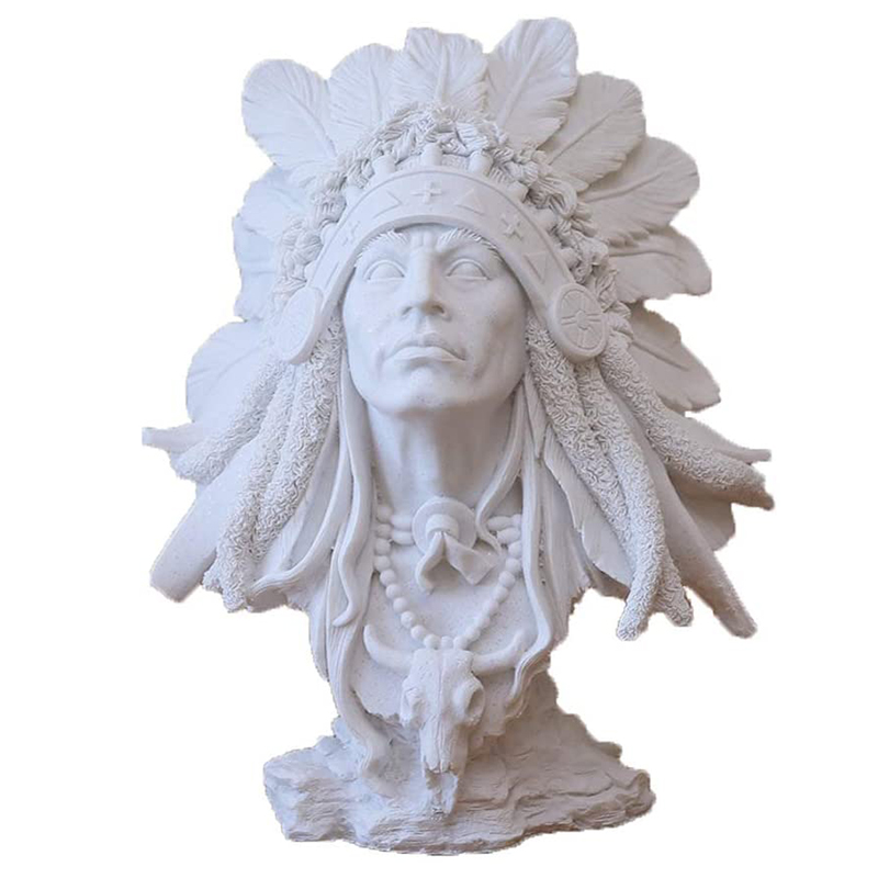 Native american indian figurine A Белый в Новосибирске | Loft Concept 