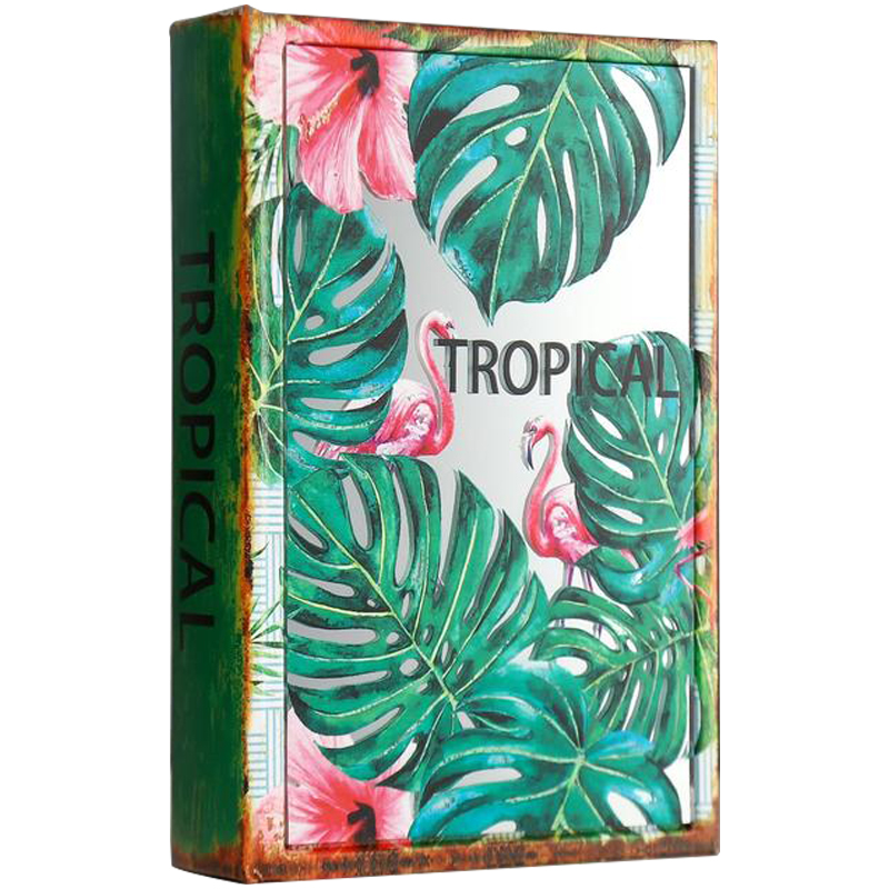 Шкатулка-книга Tropical Flamingos Mirror Book Box Мульти в Новосибирске | Loft Concept 