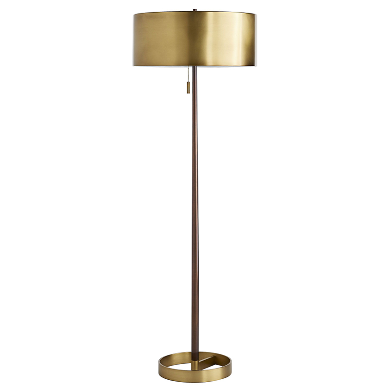 Торшер Arteriors VIOLETTA FLOOR LAMP Латунь в Новосибирске | Loft Concept 