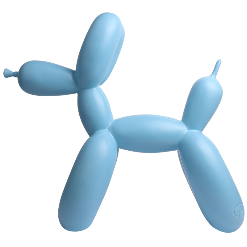 Статуэтка Jeff Koons Balloon Dog Matte Blue Голубой в Новосибирске | Loft Concept 