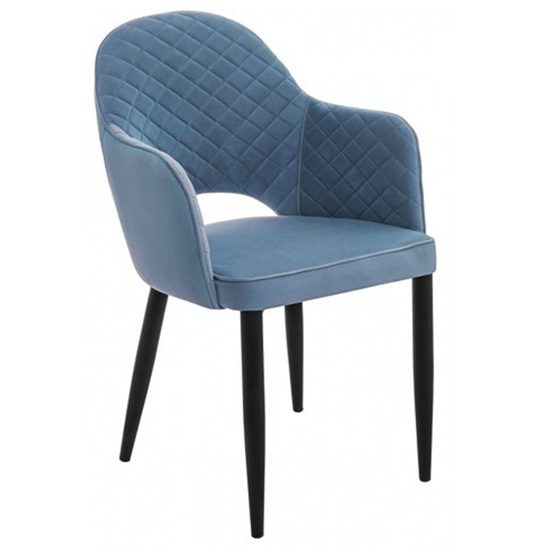 Стул Sharron Chair blue Синий Черный в Новосибирске | Loft Concept 