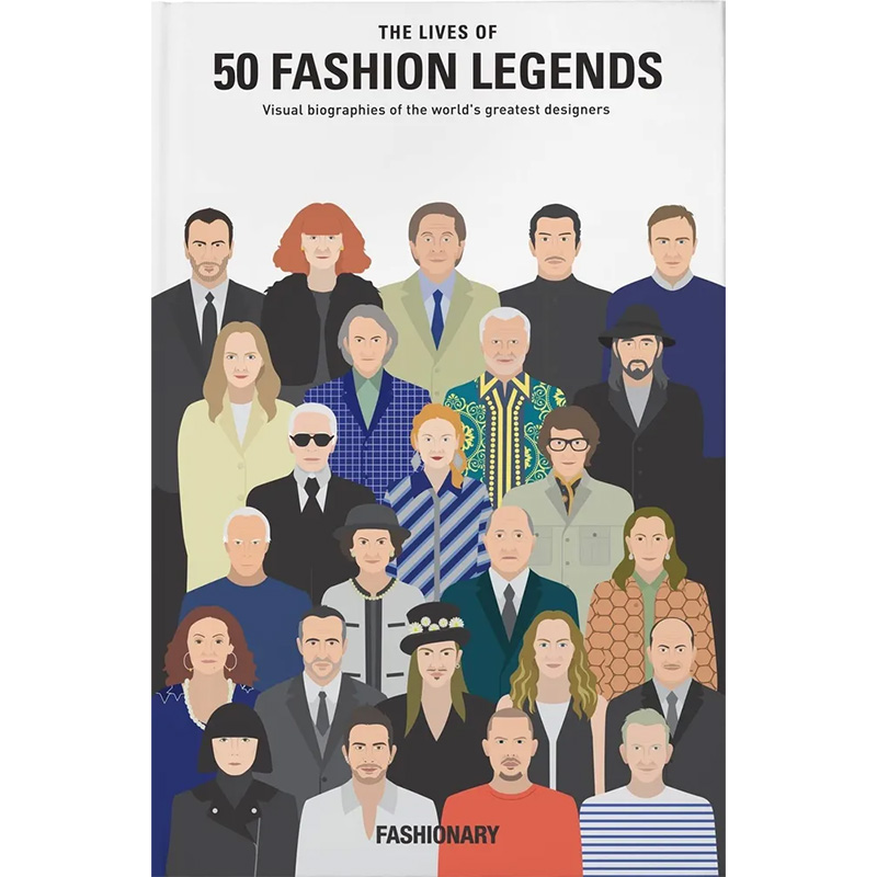 The Lives of 50 Fashion Legends Белый Мульти в Новосибирске | Loft Concept 