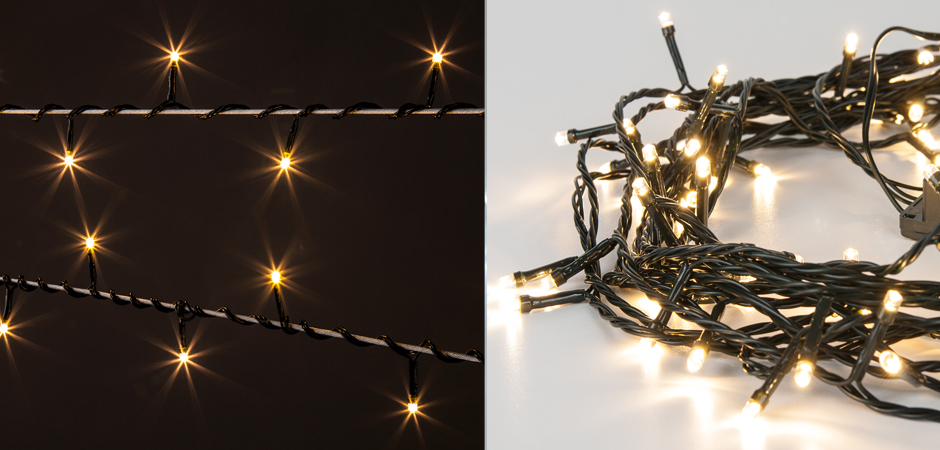 Интерьерная Гирлянда Теплый свет диодов - Loft-Concept в Новосибирске