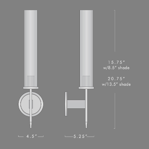 Бра Jonathan Browning ALOUETTE SCONCE Черный Цвет в Новосибирске