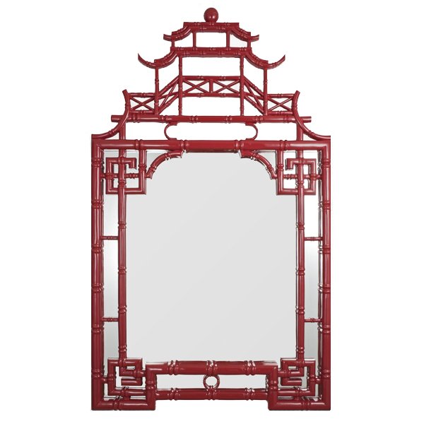 Зеркало Pagoda Mirror Red  в Новосибирске | Loft Concept 