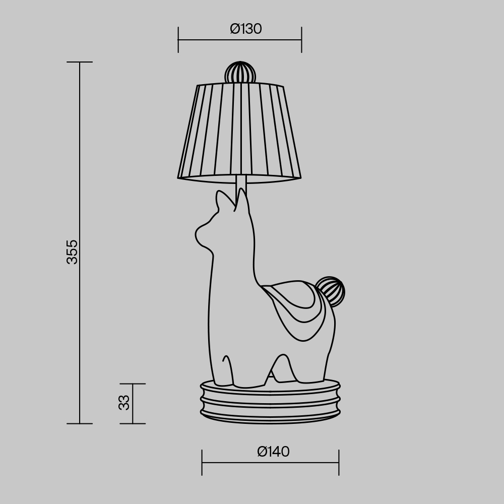 Настольный светильник Senor Alpaca 3000К 7Вт в Новосибирске