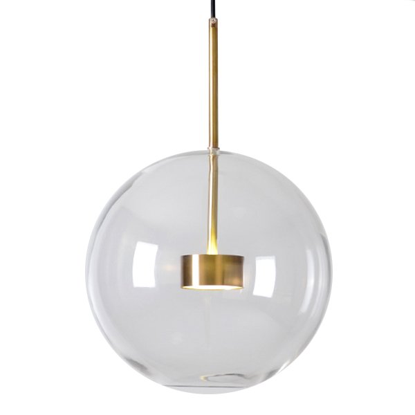 Подвесной светильник Suspension LED design BUBBLE LAMP 1 Латунь Прозрачное Стекло в Новосибирске | Loft Concept 