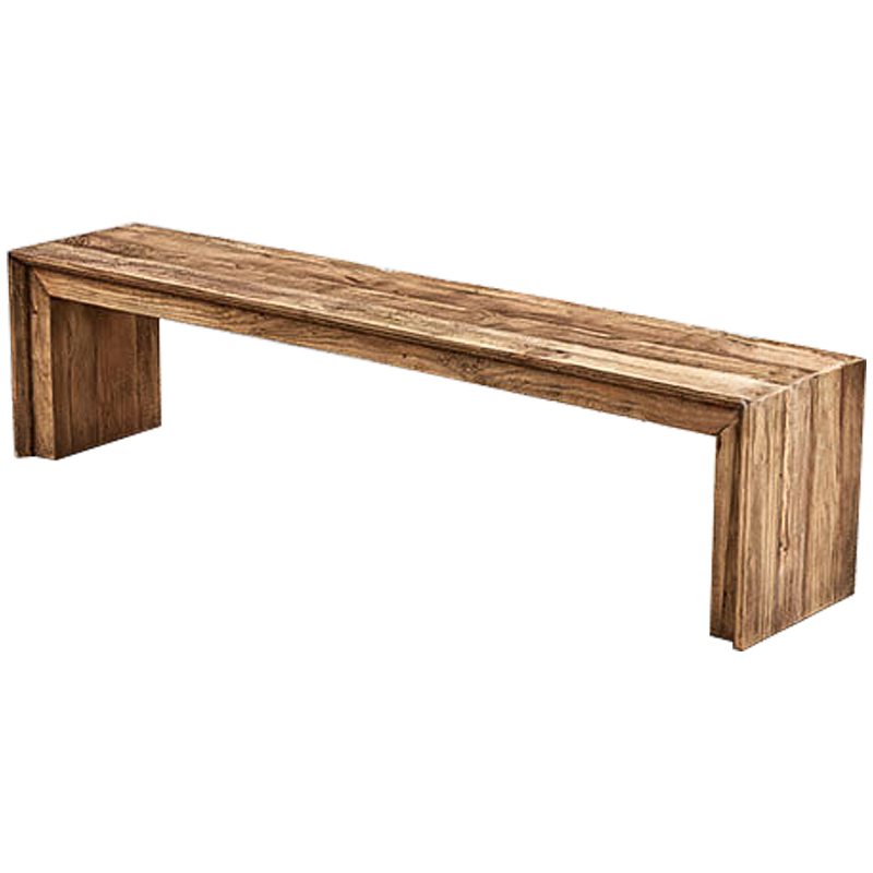 Скамья в стиле лофт Cline Wood Bench Древесина в Новосибирске | Loft Concept 