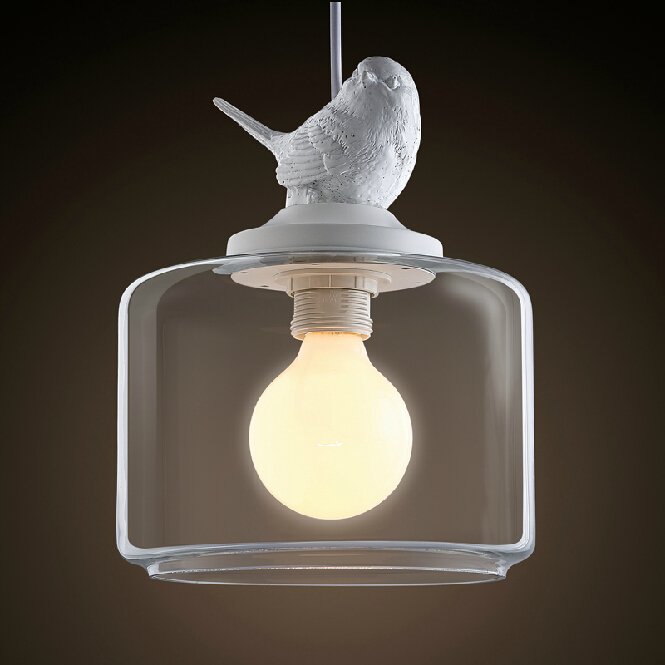 Подвесной светильник Provence Bird Pendant Белый в Новосибирске | Loft Concept 