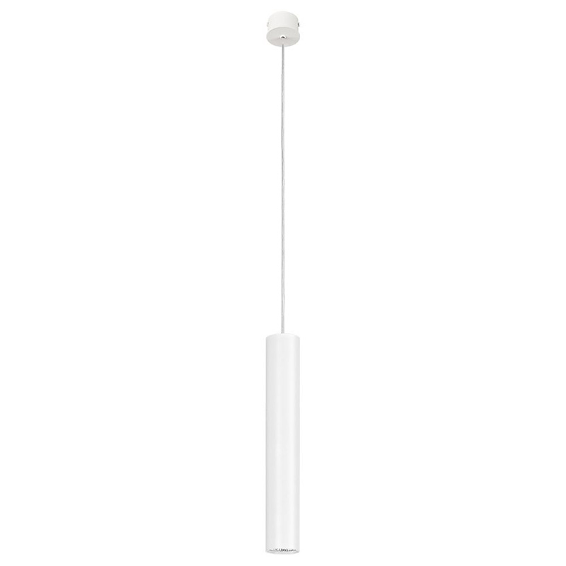 Подвесной светильник Luis Trumpet Tube White Lamp 40 Белый в Новосибирске | Loft Concept 