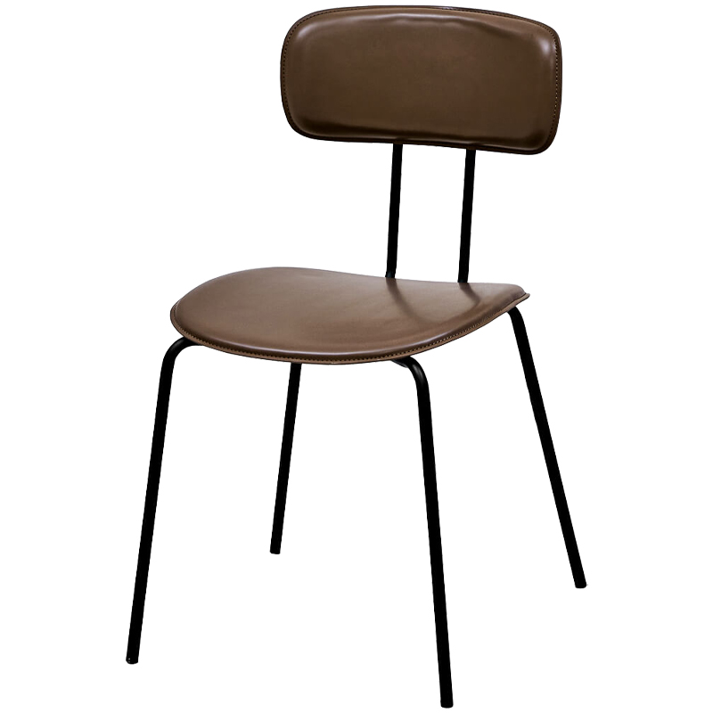 Стул Tyler Loft Stool brown Коричневый Черный в Новосибирске | Loft Concept 