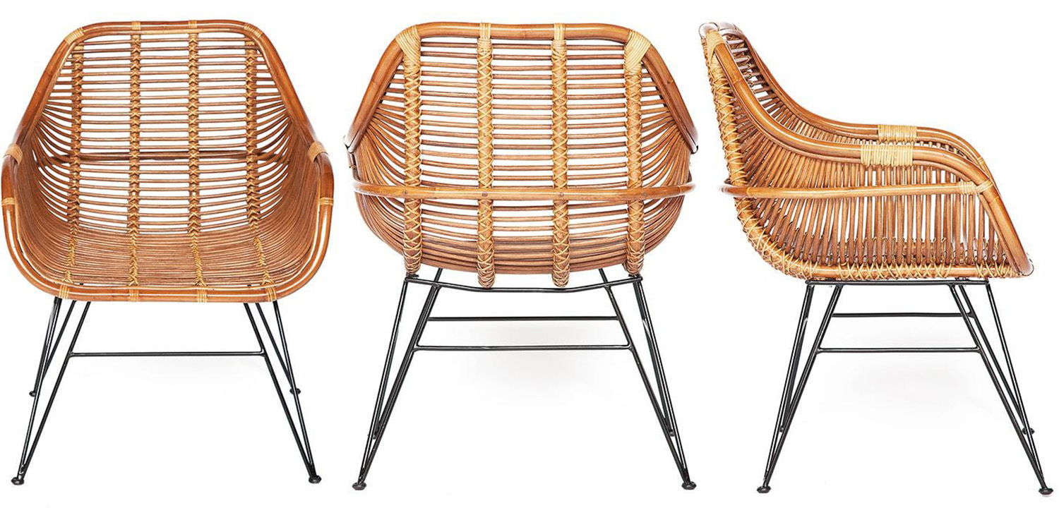 Кресло Rattan Wicker Chair Pitaya - фото