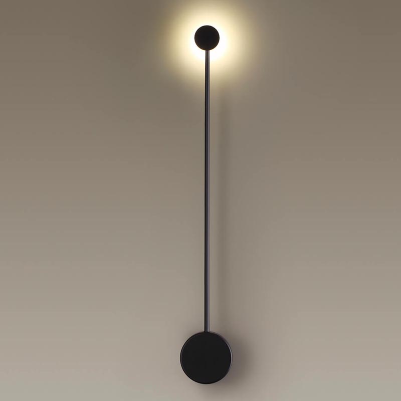 Бра Pin Wall Light Black 70 Черный в Новосибирске | Loft Concept 