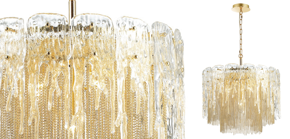 Люстра Ice and Gold Chains - Loft-Concept в Новосибирске