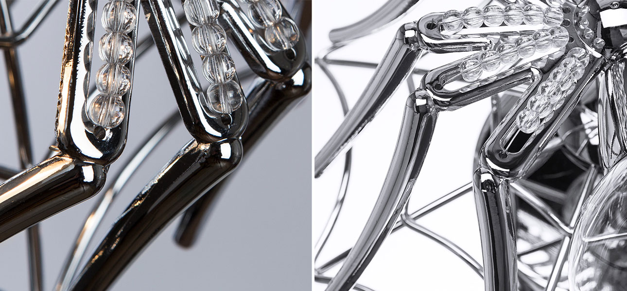 Бра Паук с паутиной Spiders lamp  - фото №1