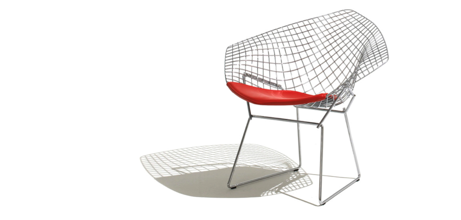 Кресло Bertoia Diamond Chair - фото №3
