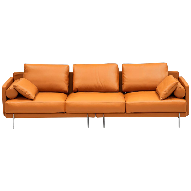 Диван Mosley Orange Sofa Оранжевый Оранжевый в Новосибирске | Loft Concept 