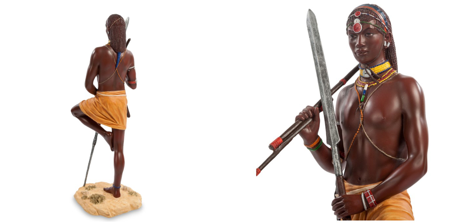 Статуэтка Tribal warrior Masai - фото