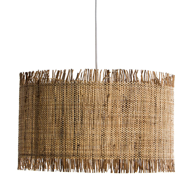 Подвесной светильник Wicker Raffia Hanging lamp Коричневый в Новосибирске | Loft Concept 