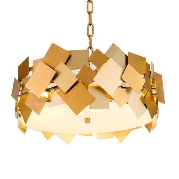 Люстра Gold Plate Chandelier 4  в Новосибирске | Loft Concept 