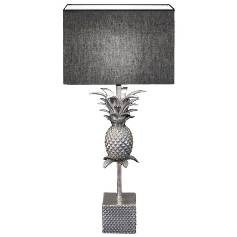 Настольная лампа LAMPTABLE PINEAPPLE STRAIGHT Gray Серый Серебряный в Новосибирске | Loft Concept 