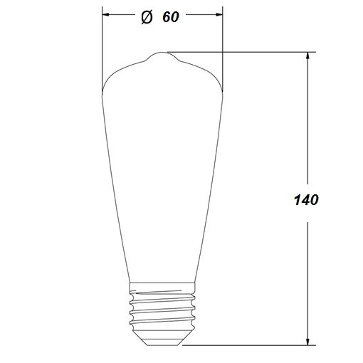 Лампочка Loft Edison Retro Bulb №1 в Новосибирске