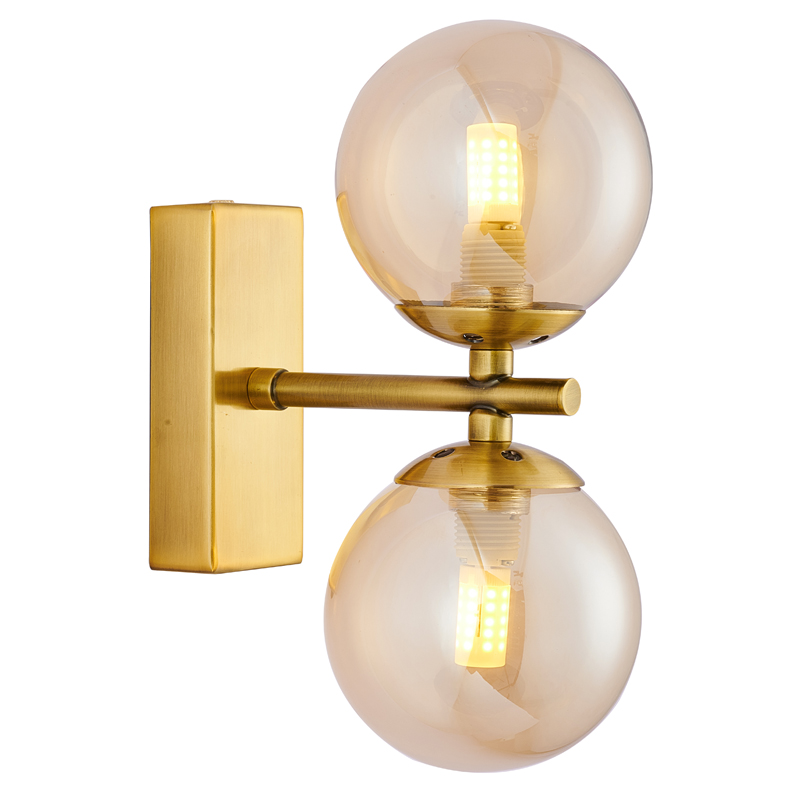 Бра Berries Sconce amber Латунь Янтарь (Amber) в Новосибирске | Loft Concept 