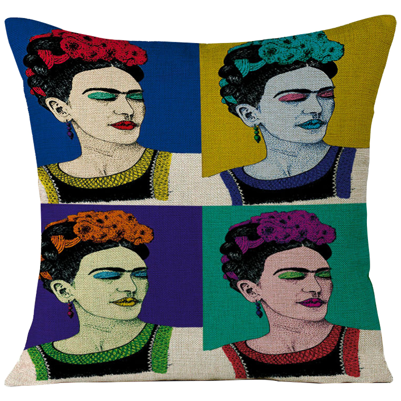 Декоративная подушка Frida Kahlo 12 Мульти в Новосибирске | Loft Concept 