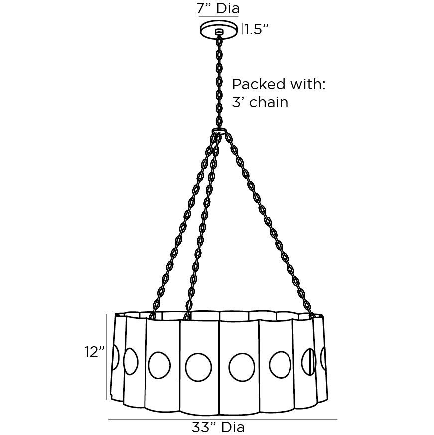 Люстра Arteriors SACRAMENTO CHANDELIER в Новосибирске