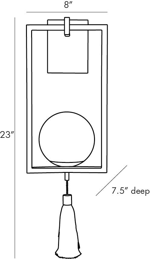 Бра Arteriors TRAPEZE SCONCE в Новосибирске