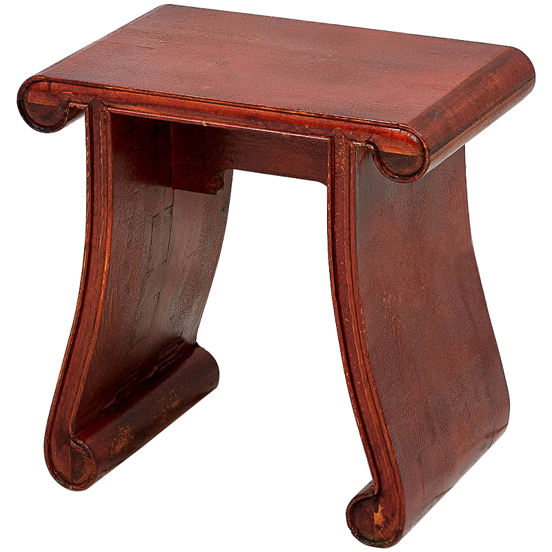 Табурет в китайском стиле Chinese Tabouret Red Красный в Новосибирске | Loft Concept 