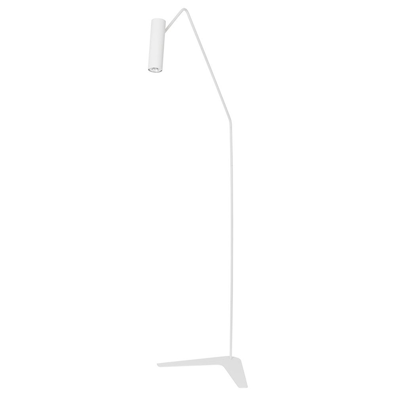 Торшер Tibo Trumpet Floor Lamp white Белый в Новосибирске | Loft Concept 