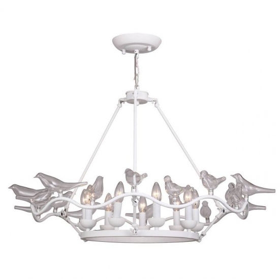 Люстра Dove Chandelier Glass Bird White Белый в Новосибирске | Loft Concept 