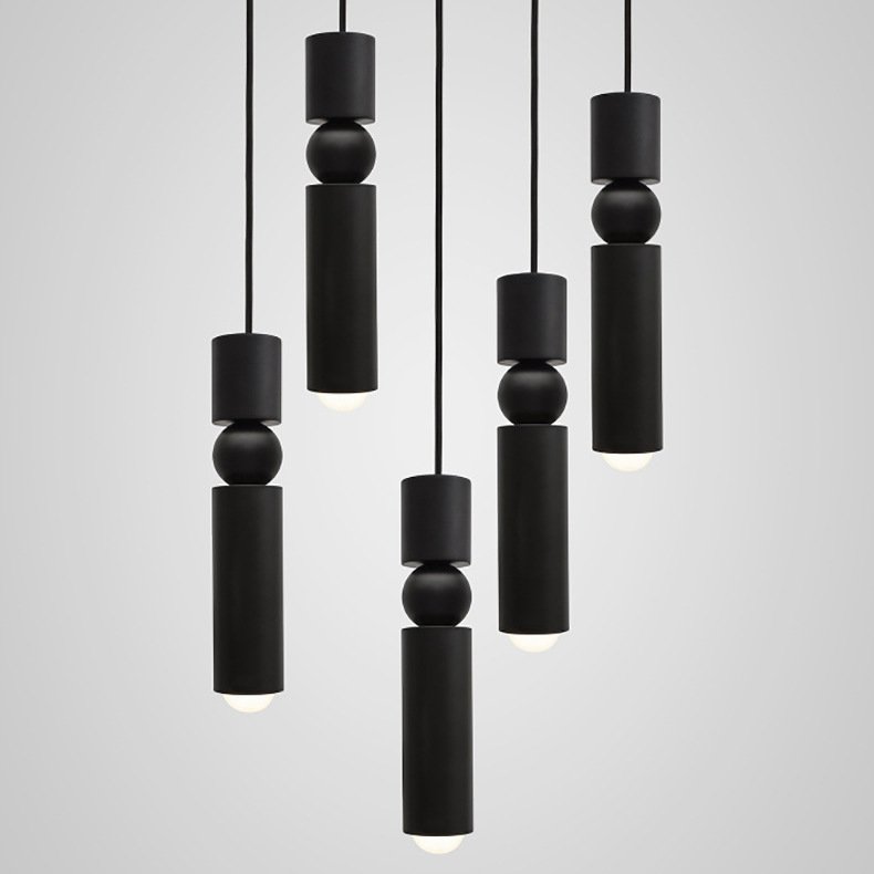 Подвесной светильник Fulcrum by Lee Broom Black Черный в Новосибирске | Loft Concept 