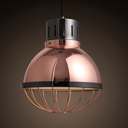 Подвесной светильник Ufo Copper Pendant Small Черный Медь в Новосибирске | Loft Concept 