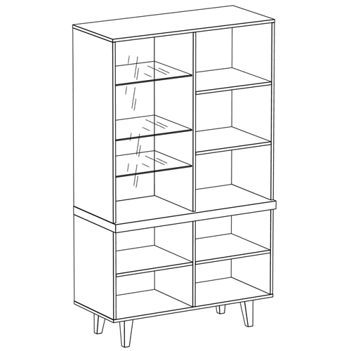 Шкаф-буфет Arden Mirror Cupboard в Новосибирске