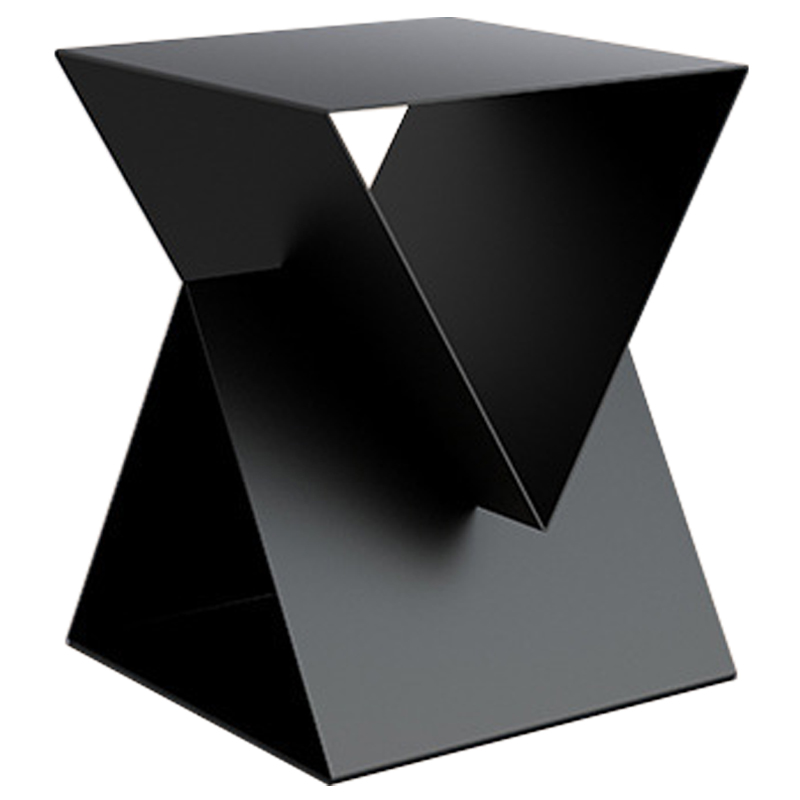 Приставной стол Two Triangles Black Side Table Черный в Новосибирске | Loft Concept 