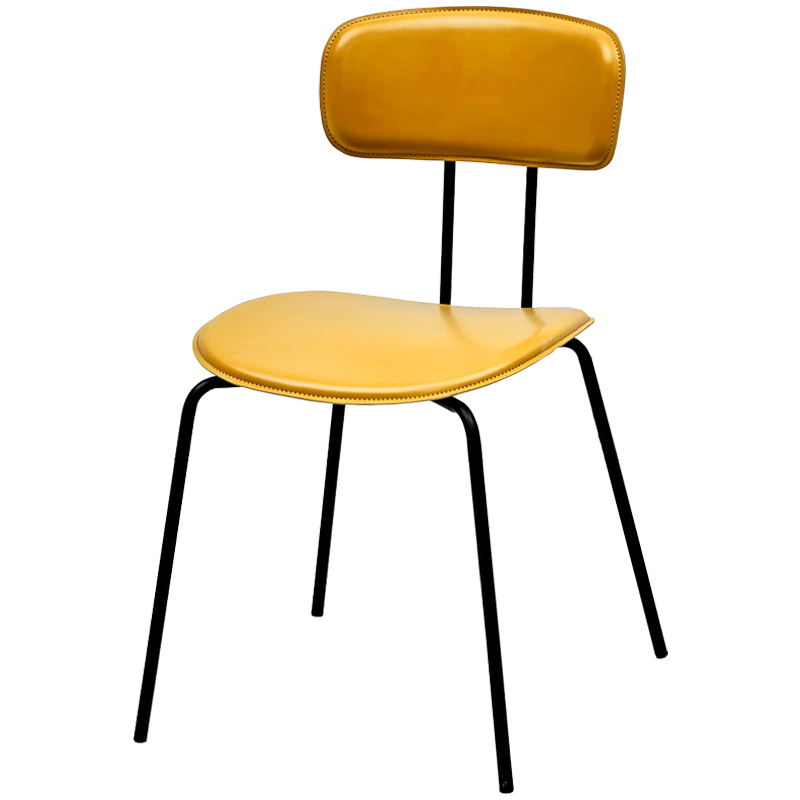 Стул Tyler Loft Stool yellow Желтый Черный в Новосибирске | Loft Concept 