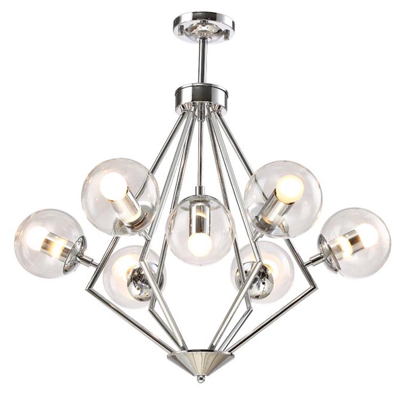 Люстра Liebaud Chandelier 7 lamp Хром в Новосибирске | Loft Concept 