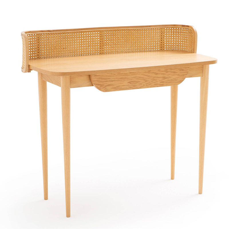 Рабочий стол Morten Wicker Table Светлый дуб в Новосибирске | Loft Concept 