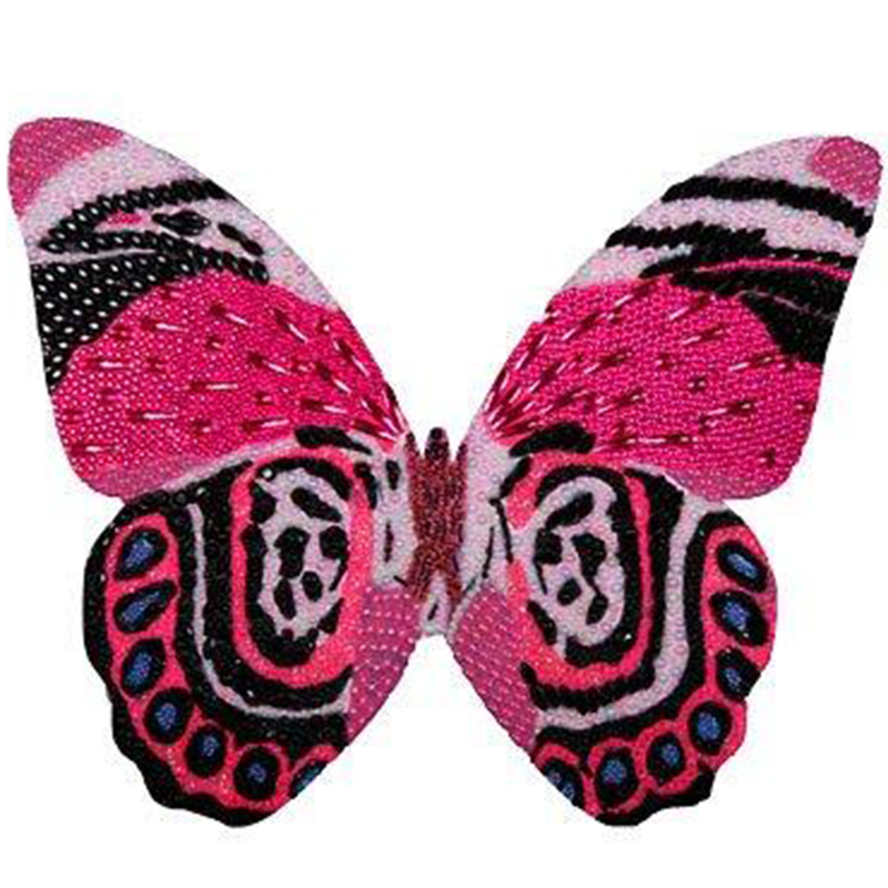 Картина "Pink and Black Mini Butterfly Cut Out" Мульти в Новосибирске | Loft Concept 