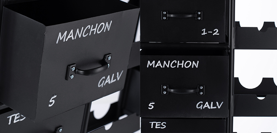 Винный стеллаж RADAGAST IRON WINE CHEST BLACK - фото №1