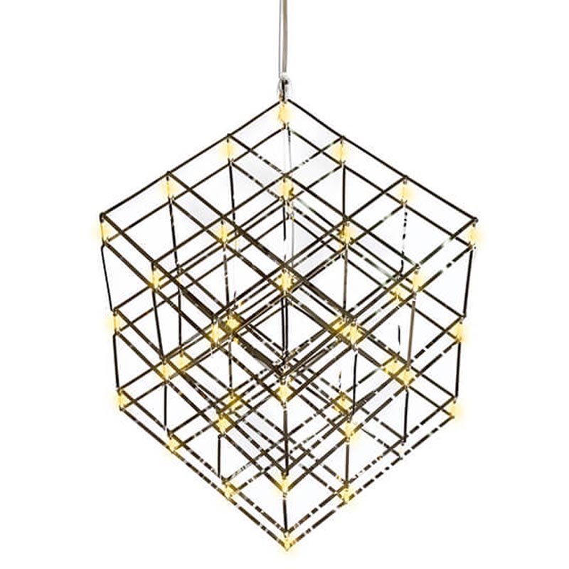 Люстра Moooi Tesseract Yellow lamp S Хром в Новосибирске | Loft Concept 