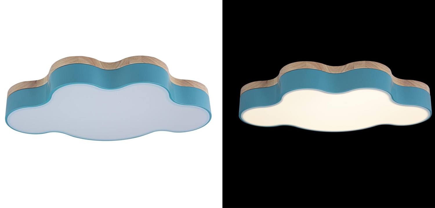 Потолочный светильник Голубое Облако - фото