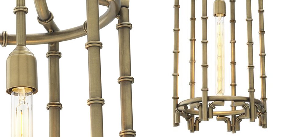Люстра Eichholtz Lantern Vasco Brass - Loft-Concept в Новосибирске