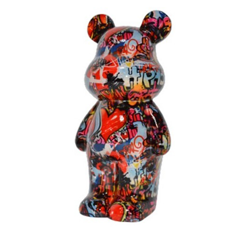 Статуэтка Graffiti Bear red Мульти в Новосибирске | Loft Concept 