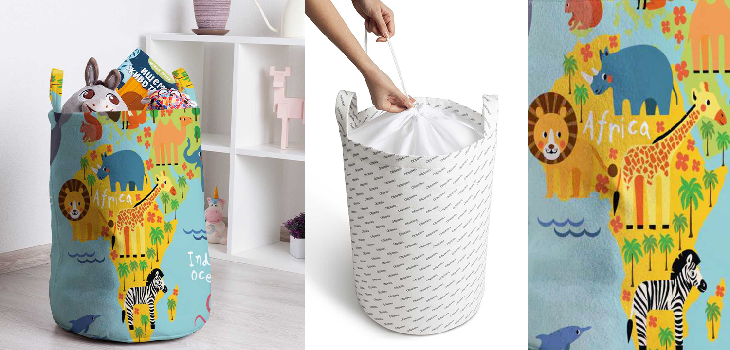 Корзина Funny Map Basket - фото